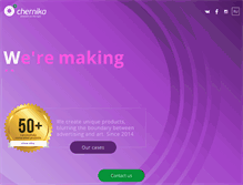Tablet Screenshot of chernika.pro